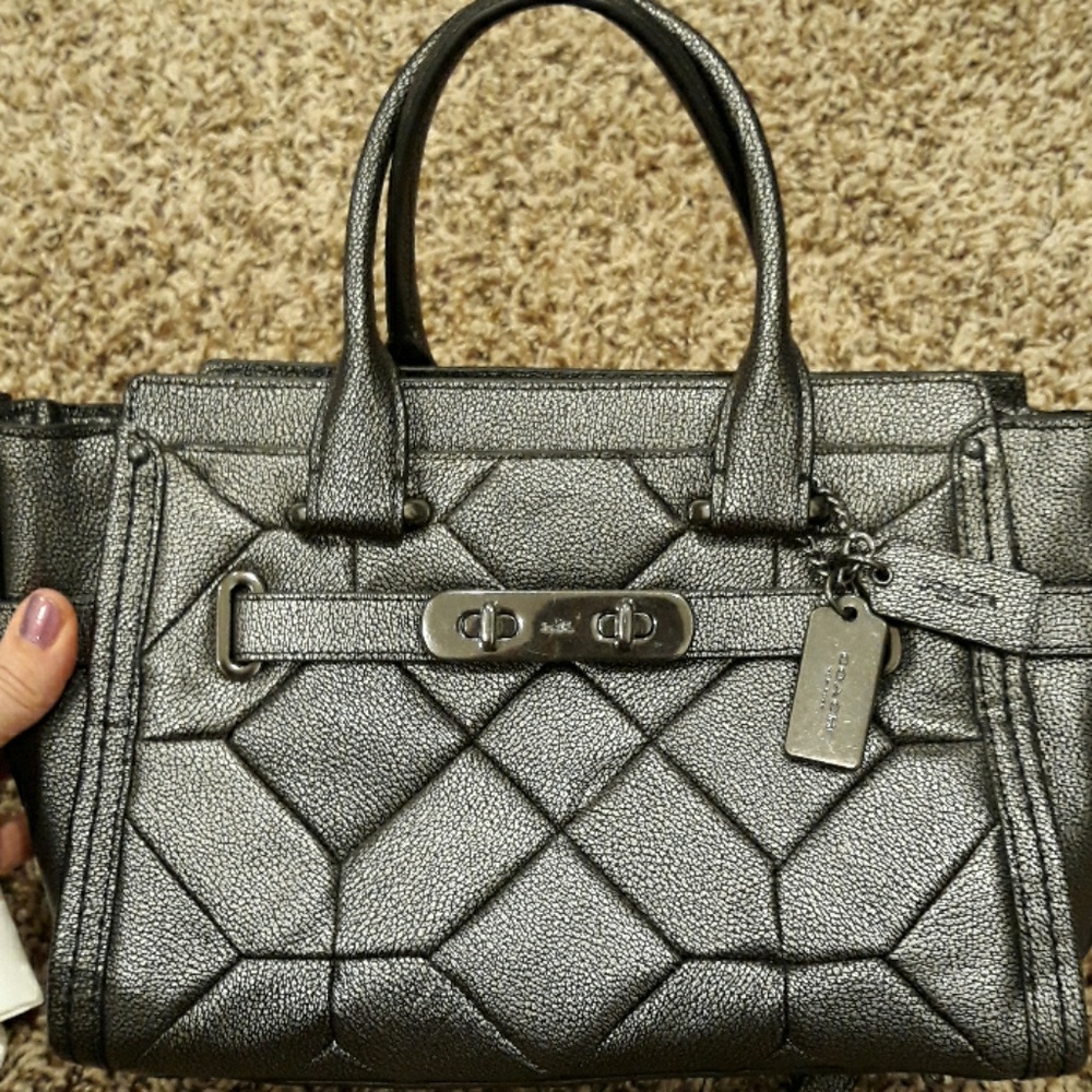 COACH Blake pebble satchel